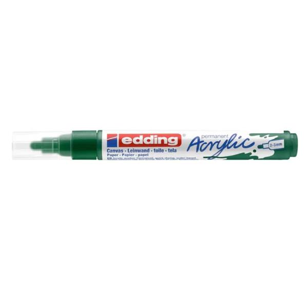 Edding 5300 acrylic marker fine, Verde, Verde, Medio, …