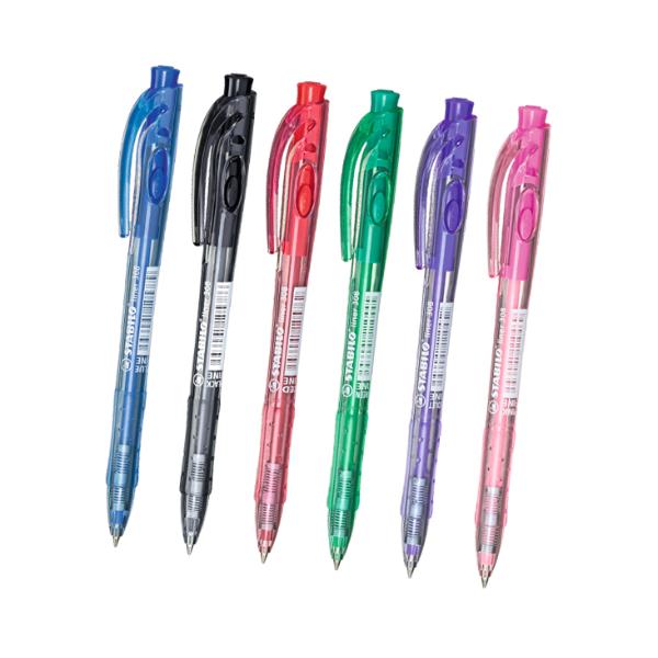 Penna a sfera a scatto Stabilo Liner 308, …