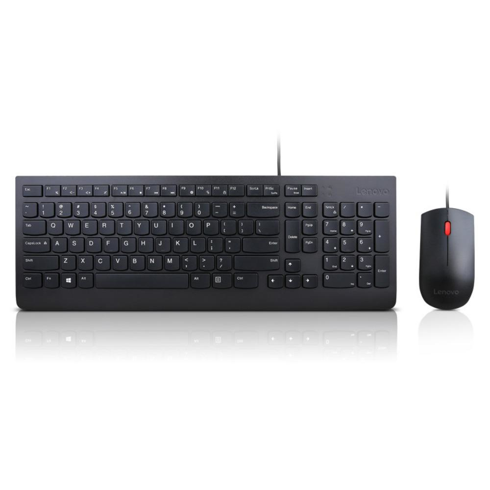 Lenovo Essential Wired Combo - Set mouse e …