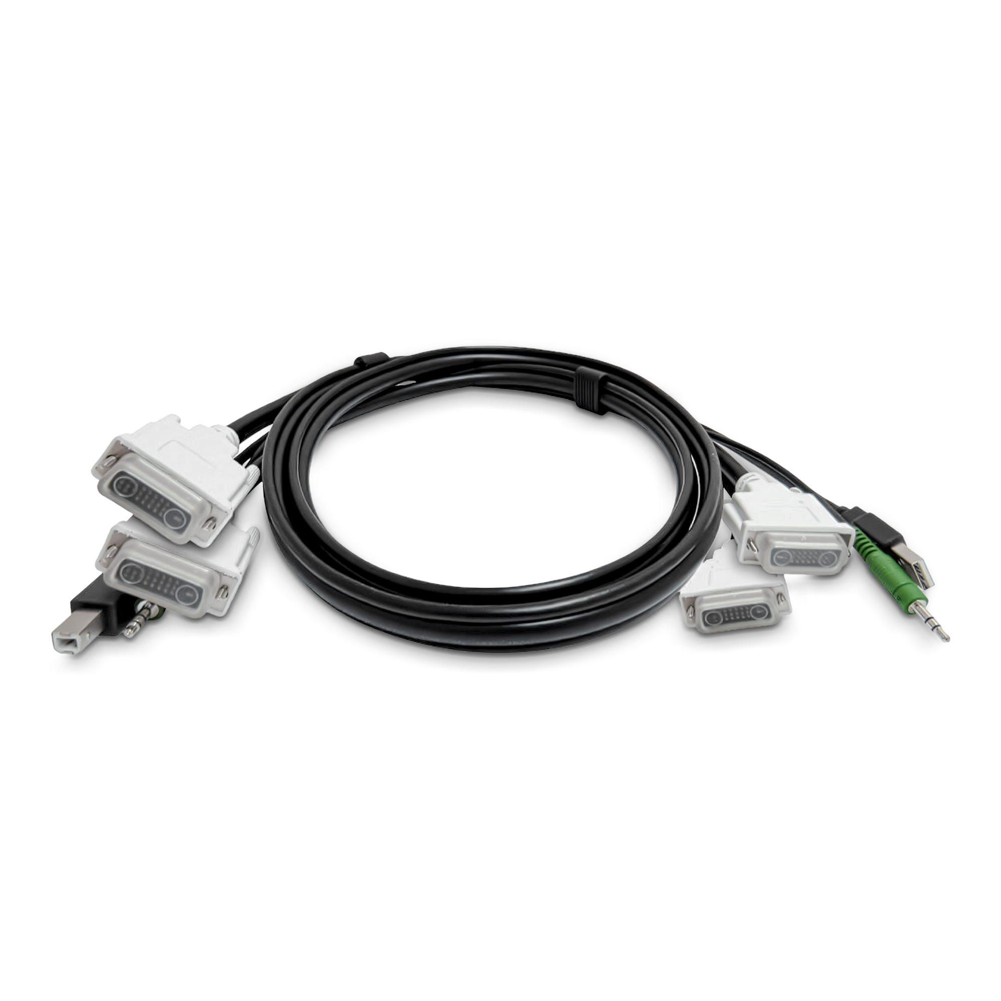 STARTECH CAVO KVM 2 DISPLAYPORT, USB