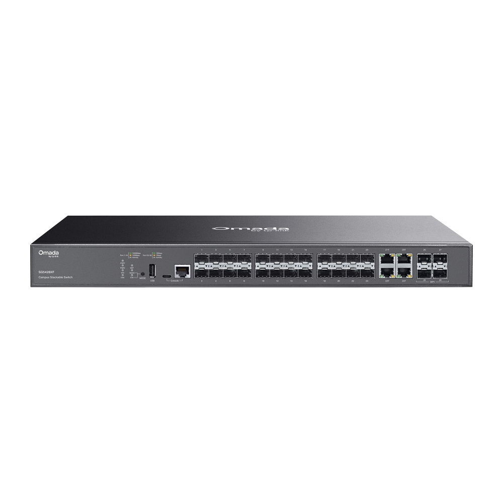 SWITCH 24P LAN GIGABIT TP-LINK SG5428XF SFP STACKABLE …