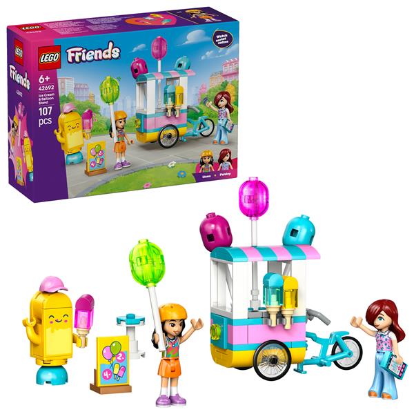 LEGO FRIENDS BANCARELLA DI GELATI CON PALLONCINI BICI …