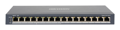 SWITCH HIKVISION GIGABIT CASE METALLICO POE - SOHO …