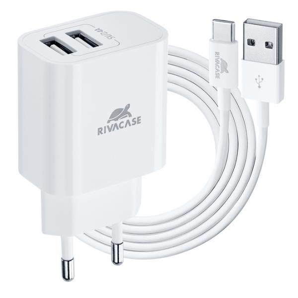 RIVACASE CARICABATTERIE DA RETE 12 W 2.4A - …