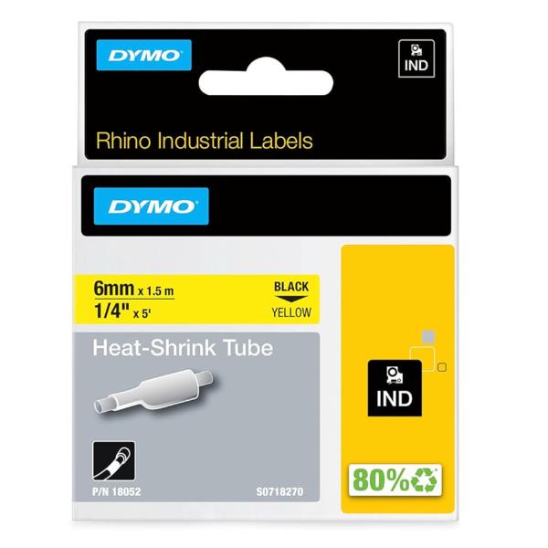 DYMO 18052 NASTRO TERMORESTRINGENTE 6MMx1.5MT DIAMETRO FILO 1.18/2.33 …