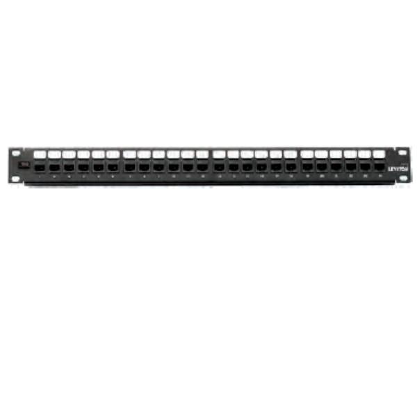 LEVITON PANN.1U PER 24 RJ45U NERO