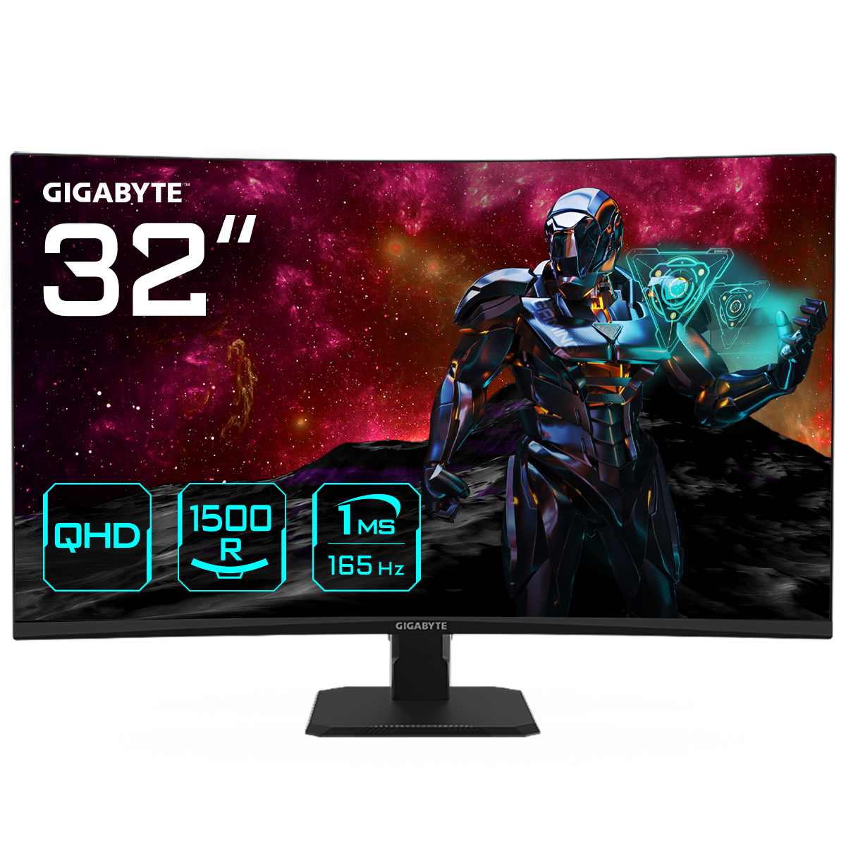 Gigabyte 31.5' Monitor da Gioco Curvo QHD - …