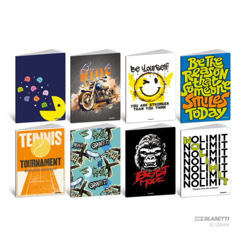 Maxiquaderno Teen Boy - A4 - 5mm - …