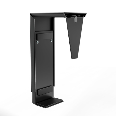 Supporto CPU sottile sotto scrivania - Nero Fellowes