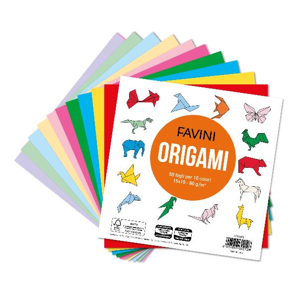 CARTOTECNICA FAVINI ORIGAMI CARTA 80 GR 150X150 mm …