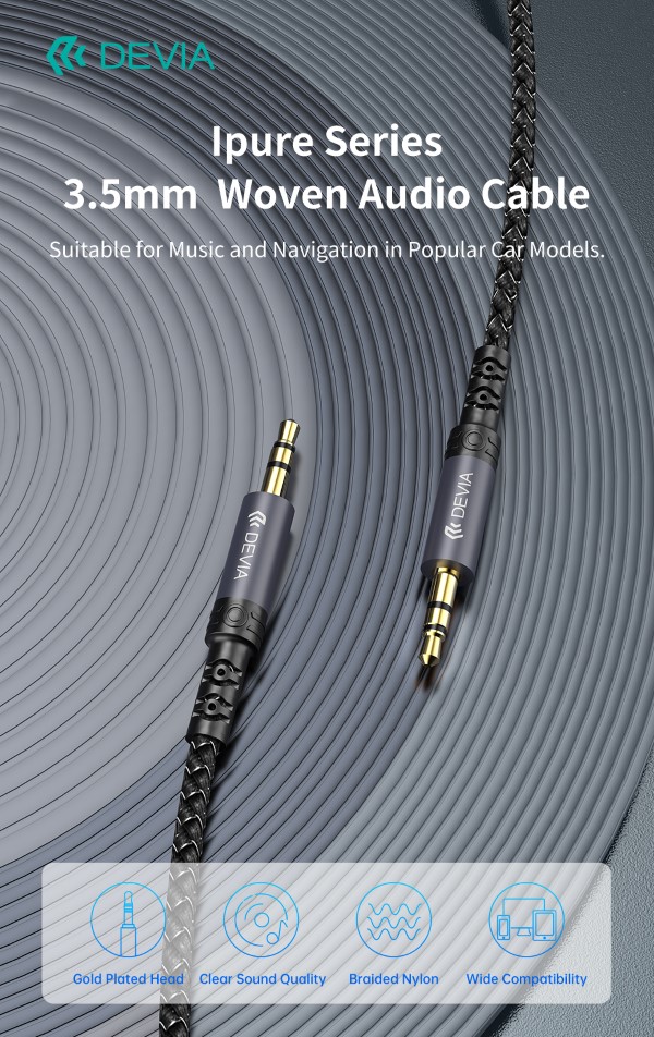 CAVO AUDIO JACK DORATI 3,5 A 3,5 MM …