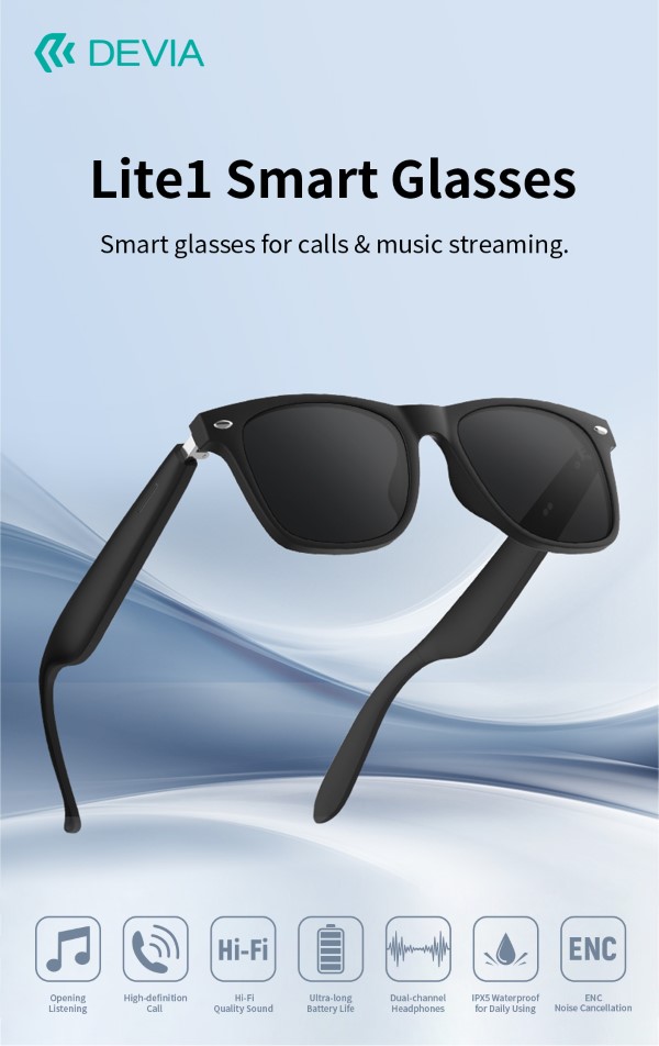 LITE1 OCCHIALI AURICOLARI OPEN-EAR CON CANCELLAZIONE RUMORE ENC …