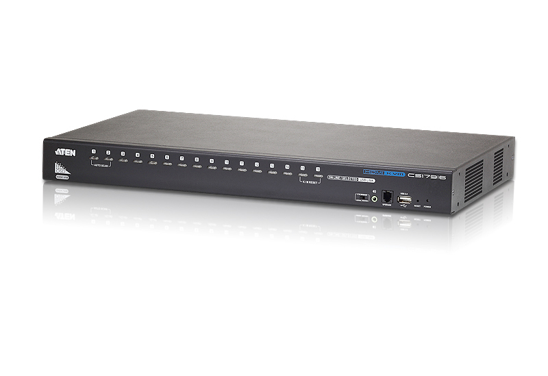 ATEN 16-PORT USB-HDMI KVM SWITCH WITH