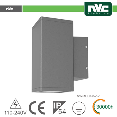APPLIQUE IP54 - 8W 640LM 3000K 35Â°
