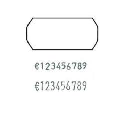 Etichetta a onda - permanente - 26x16 mm …