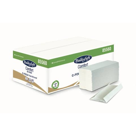 Asciugamani piegati a C Comfort - 2 veli …