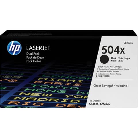 Hp - Confezione 2 Toner - 504X - …