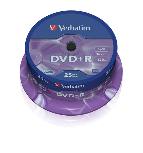 Verbatim - Scatola 25 DVD+R - serigrafato - …