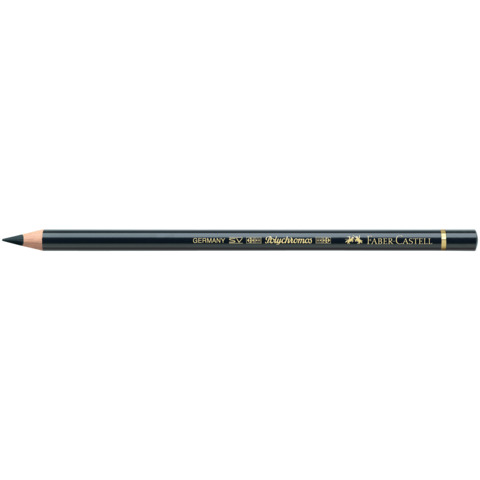 Matita polychromos 9201/199 nero 3.8mm faber castell