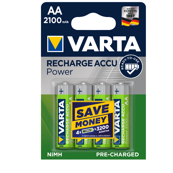 Varta - Batteria 4 x AA / HR6 …