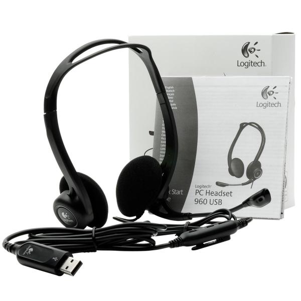 Logitech PC Headset 960 USB - Cuffie con …