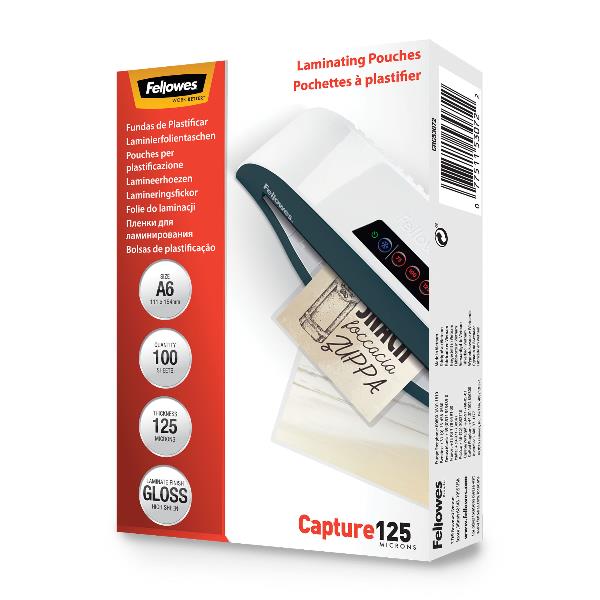 Fellowes Laminating Pouches Capture 125 micron - 111 …