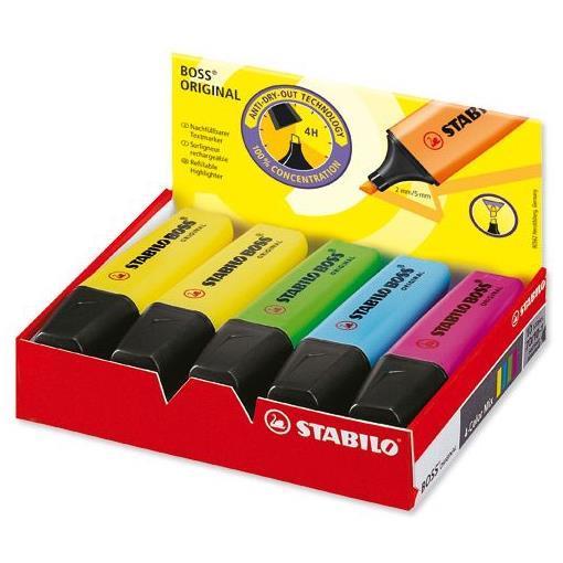 STABILO BOSS ORIGINAL - Evidenziatore - blu fosforescente, …