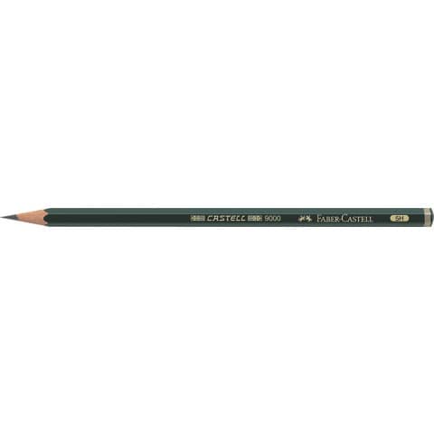 Faber-Castell CASTELL 9000 - Matita - 5H