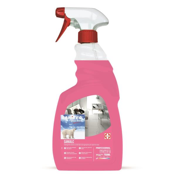 Sanitec SANIALC - Detergente - liquido - spray …