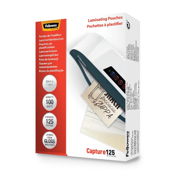 Fellowes Laminating Pouches Capture 125 micron - 83 …