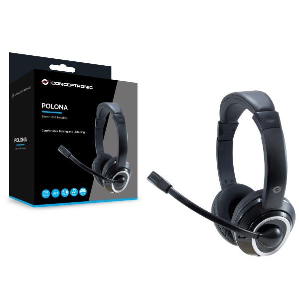 Conceptronic Polona POLONA01B - Cuffie con microfono - …