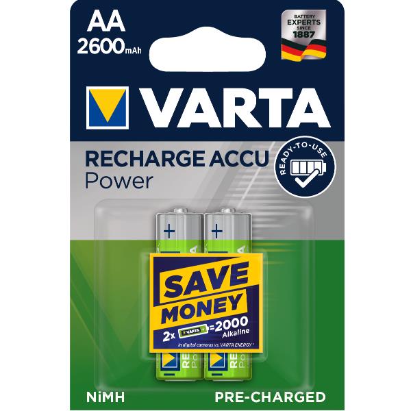 Varta Rechargable Accu - Batteria 2 x tipo …