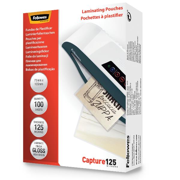Fellowes Laminating Pouches Capture 125 micron - 125 …