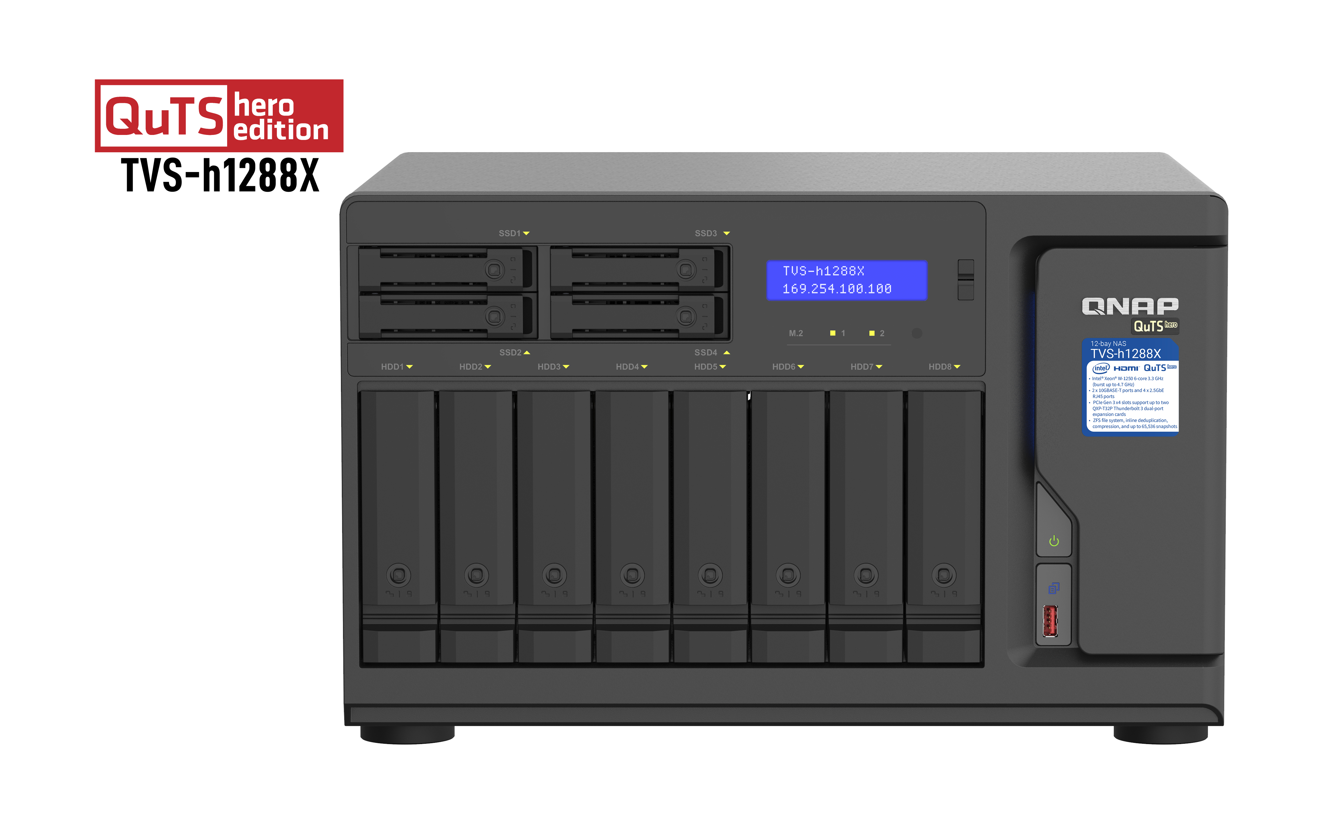 QNAP TVS-h1288X - Server NAS - 12 alloggiamenti …