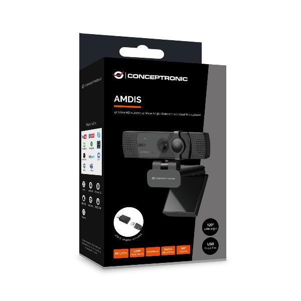 Conceptronic AMDIS08B - Webcam - colore - 8,3 …