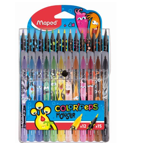 Maped Color'Peps Monster - Set di matite colorate …