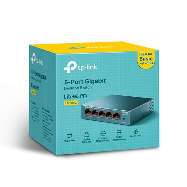 TP-Link LiteWave LS105G - Switch - unmanaged - …