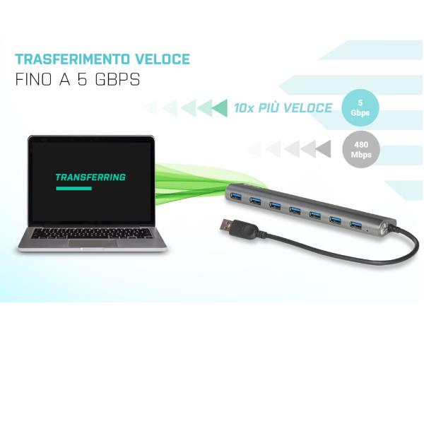 i-Tec USB 3.0 Metal Charging HUB - Hub …