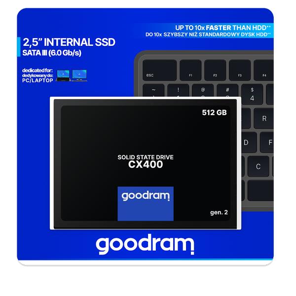 GOODRAM CX400 - SSD - 512 GB - …