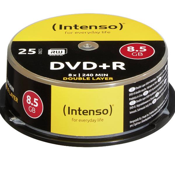 Intenso - 25 x DVD+R DL - 8.5 …