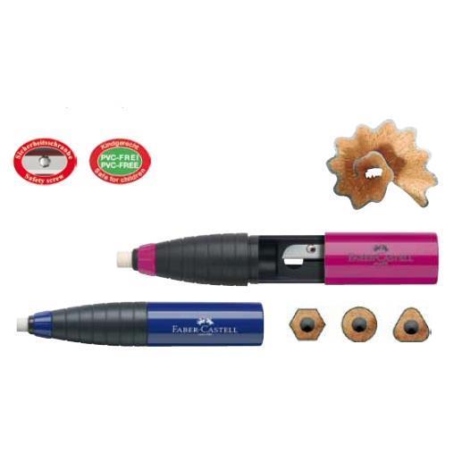Temperamatite Twist Combi con gomma con contenitore - …