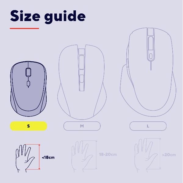 Trust Yvi+ - Mouse - silenzioso - per …