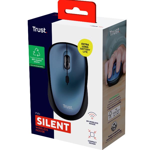 Trust Yvi+ - Mouse - silenzioso - per …