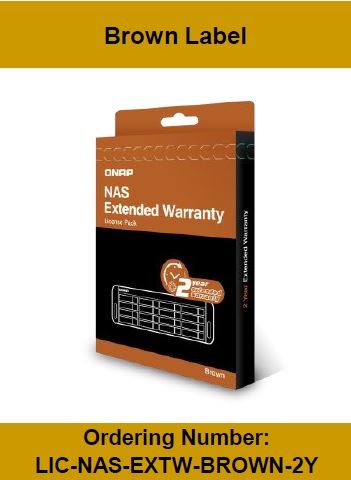 QNAP Extended Warranty Brown Label - Contratto di …