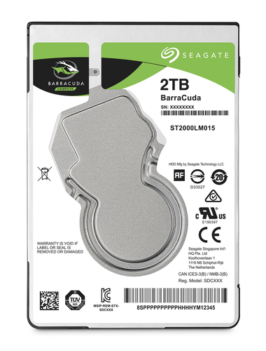 Seagate Guardian BarraCuda ST2000LM015 - HDD - 2 …