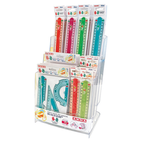 Righe e squadre Flexi LeftRight - colori assortiti …