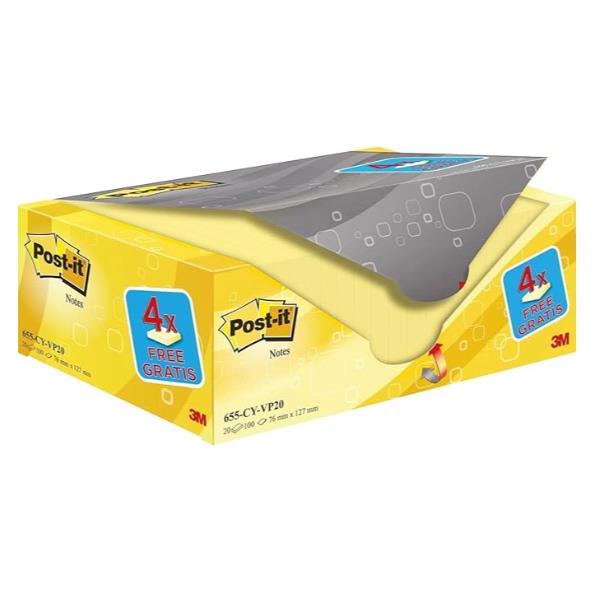 VALUE PACK FOGLIETTI POST-IT GIALLO CANARY 655 16 …