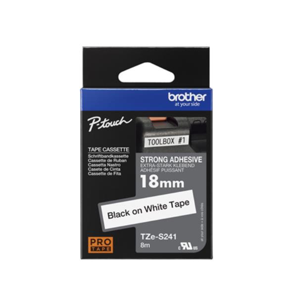 NASTRO TIPO TZ 18 MM NERO - BIANCO …