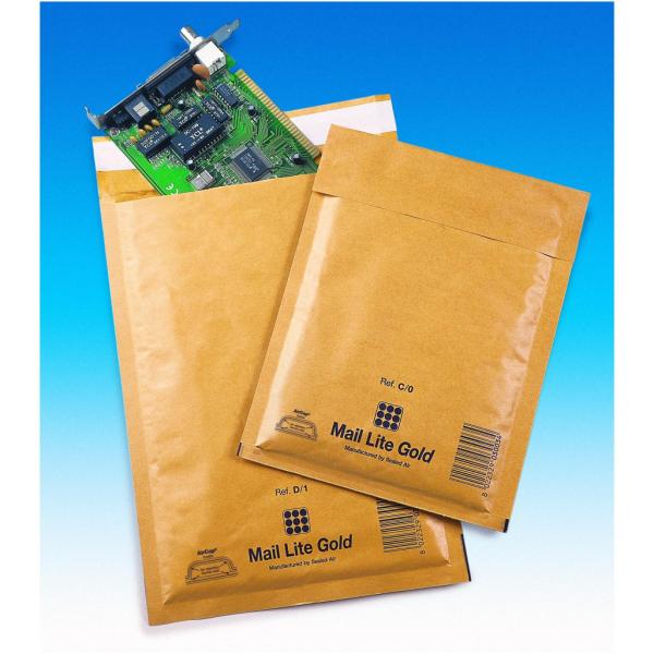 Busta imbottita Mail Lite Gold - CD (18 …
