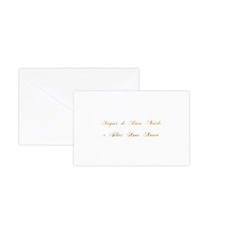Biglietto natale con busta - 9 x 14 …